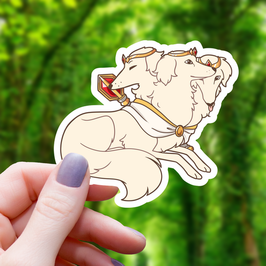Cerberus Cleric Ttrpg Sticker - 3