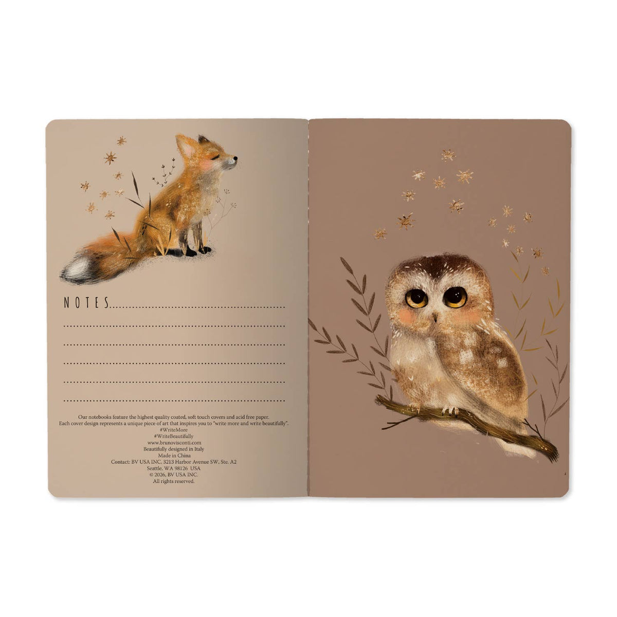 The Little Fox A5 Notebook