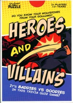 Heroes and Villains (Trivia Card Game)
