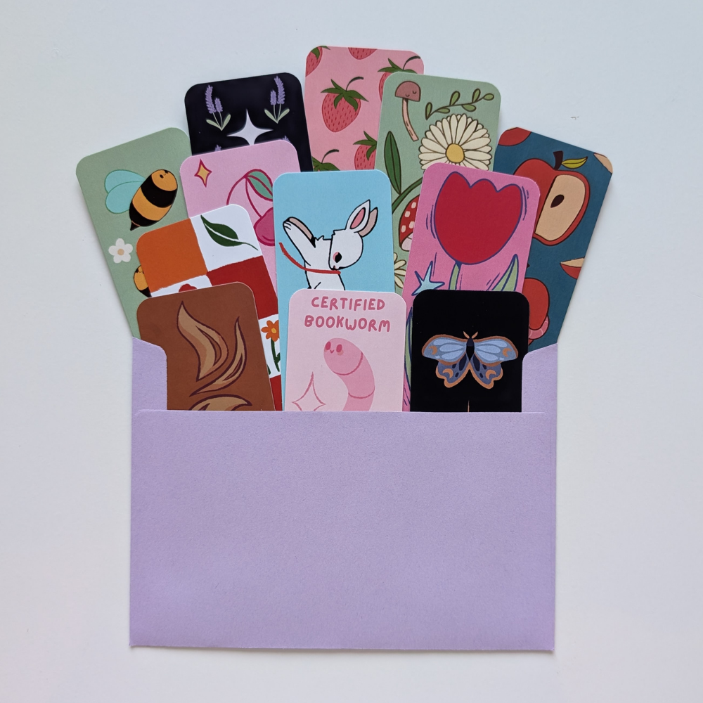 4 Bookmark Mystery Pack