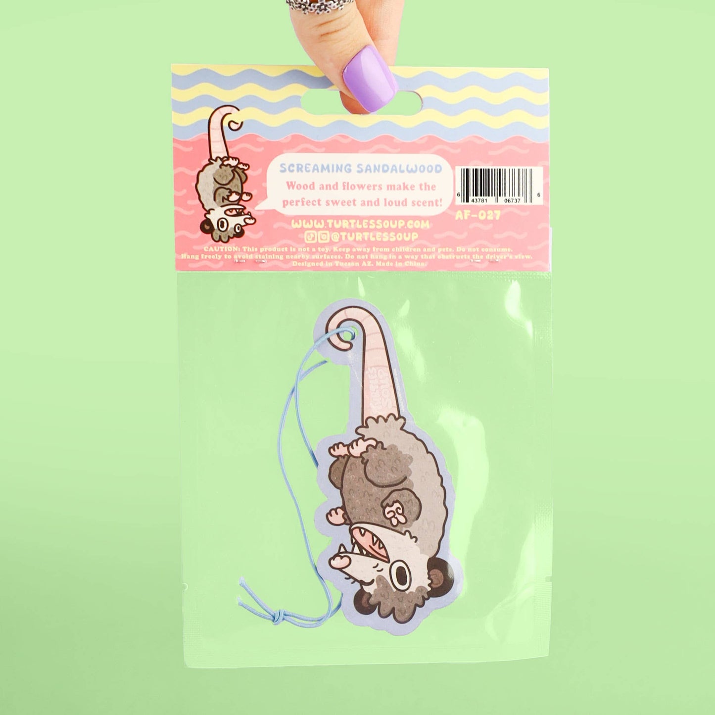 Dangling Opossum, Possum, Car Decor, Cute, Air Freshener
