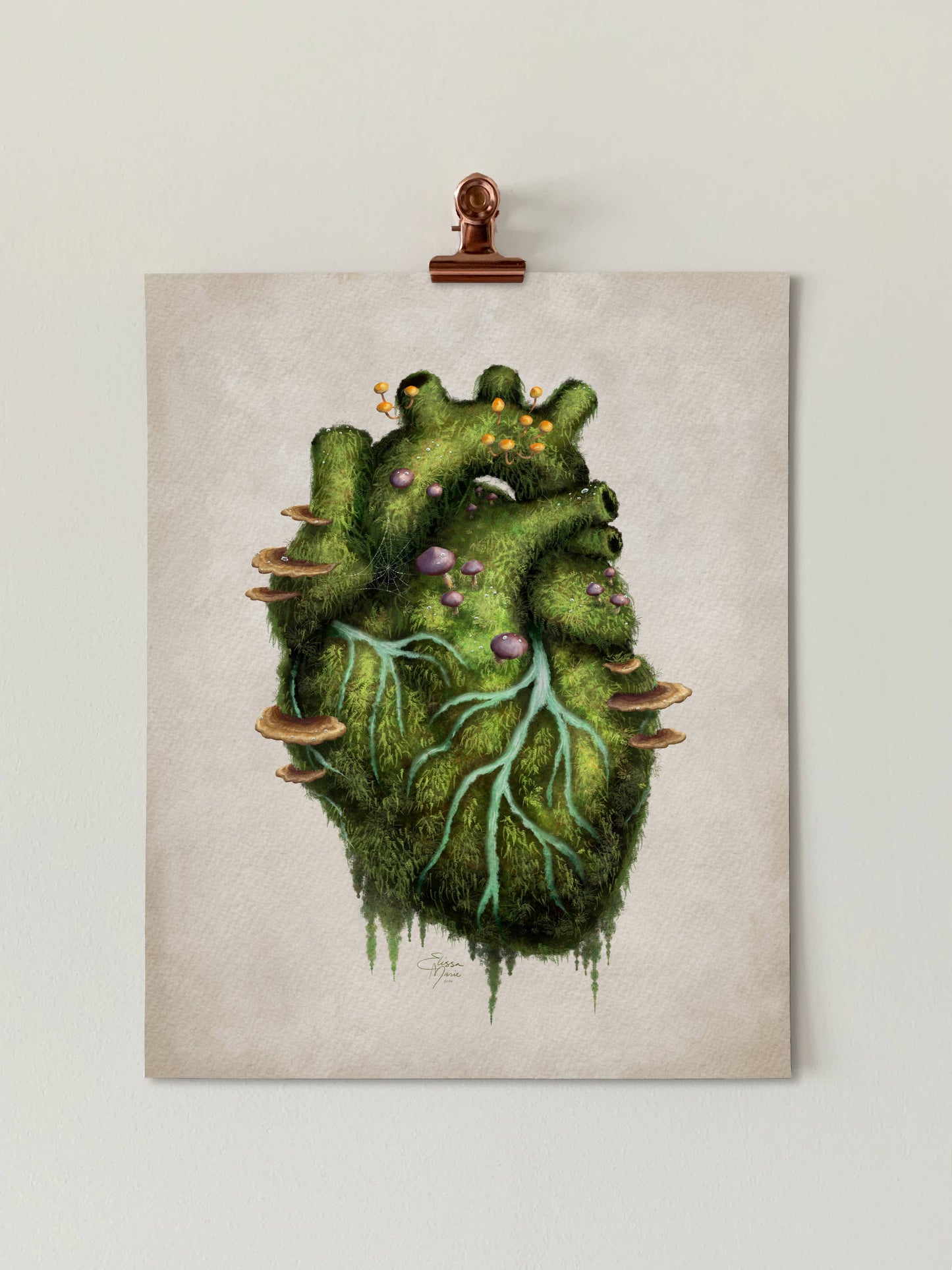 Wild Heart Art Print 8x10