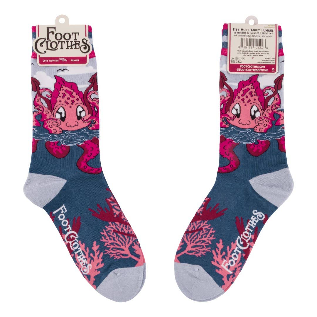 Cute Kraken Crew Socks