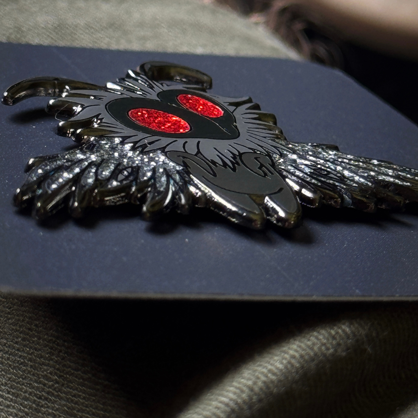 Mothkin Enamel Pin - Mothman