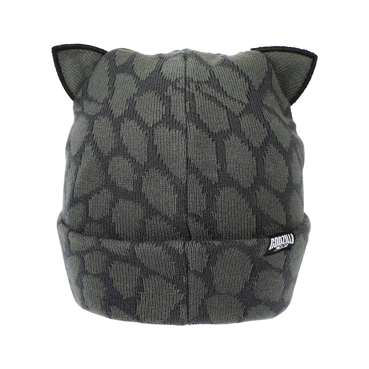 Godzilla Peekaboo Claws Gray Cuff Beanie
