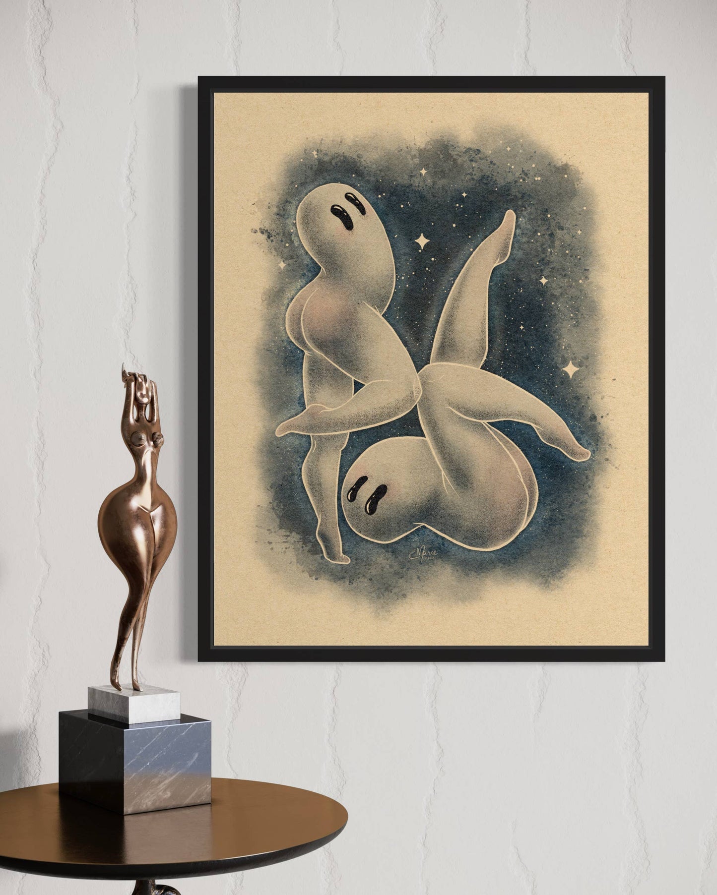 Fresno Nightcrawlers Pinup Art Print 8x10