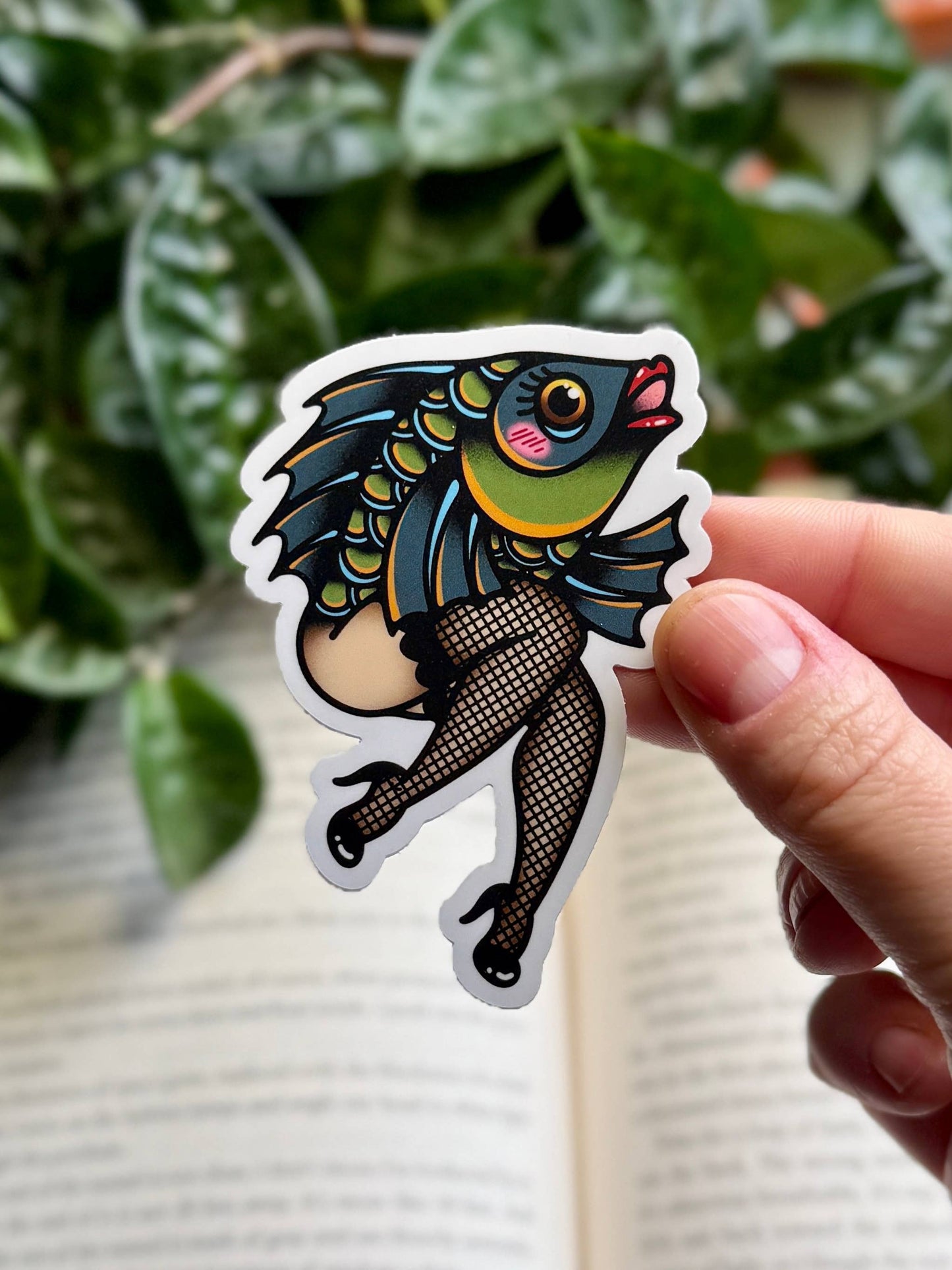 Reverse Mermaids, 3" Matte Vinyl Sticker