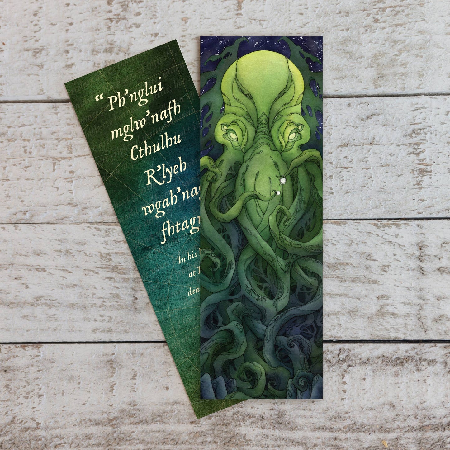 Call of Cthulhu - Watercolor Bookmark