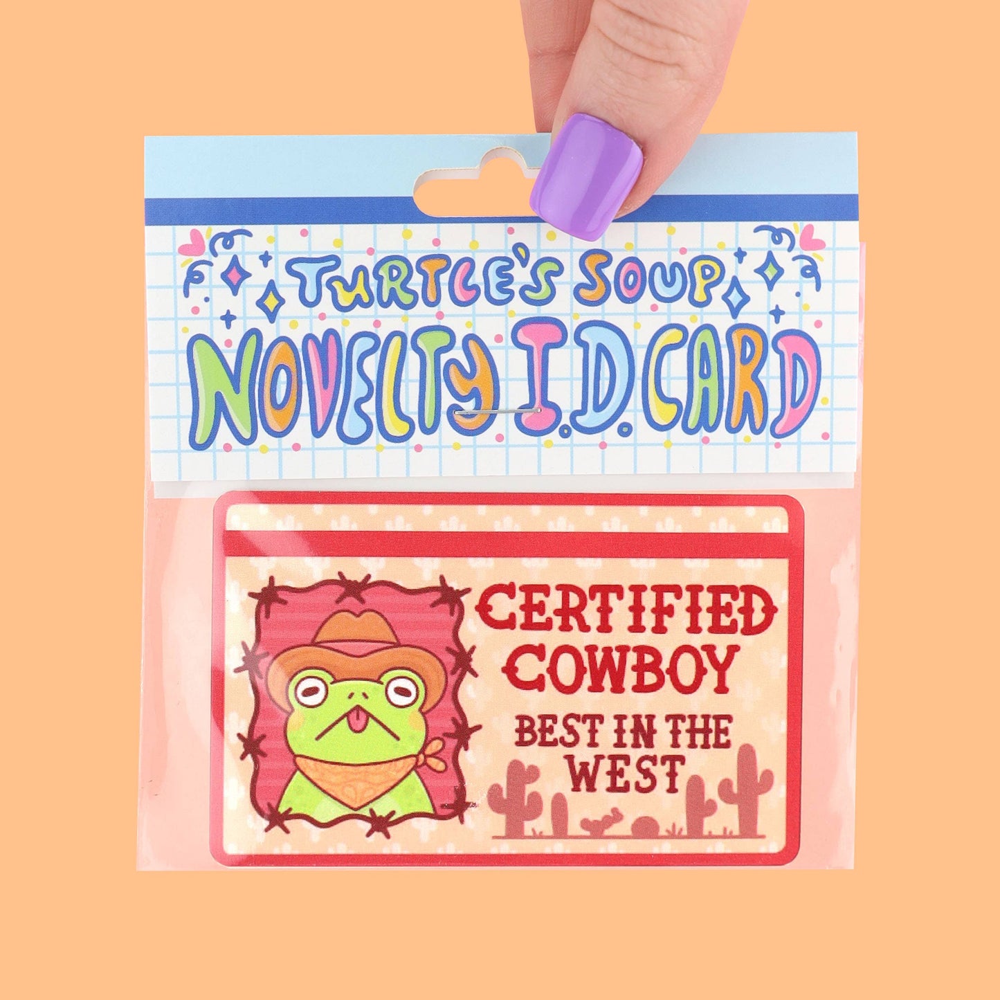Certified Cowboy Toad Fake Drivers License