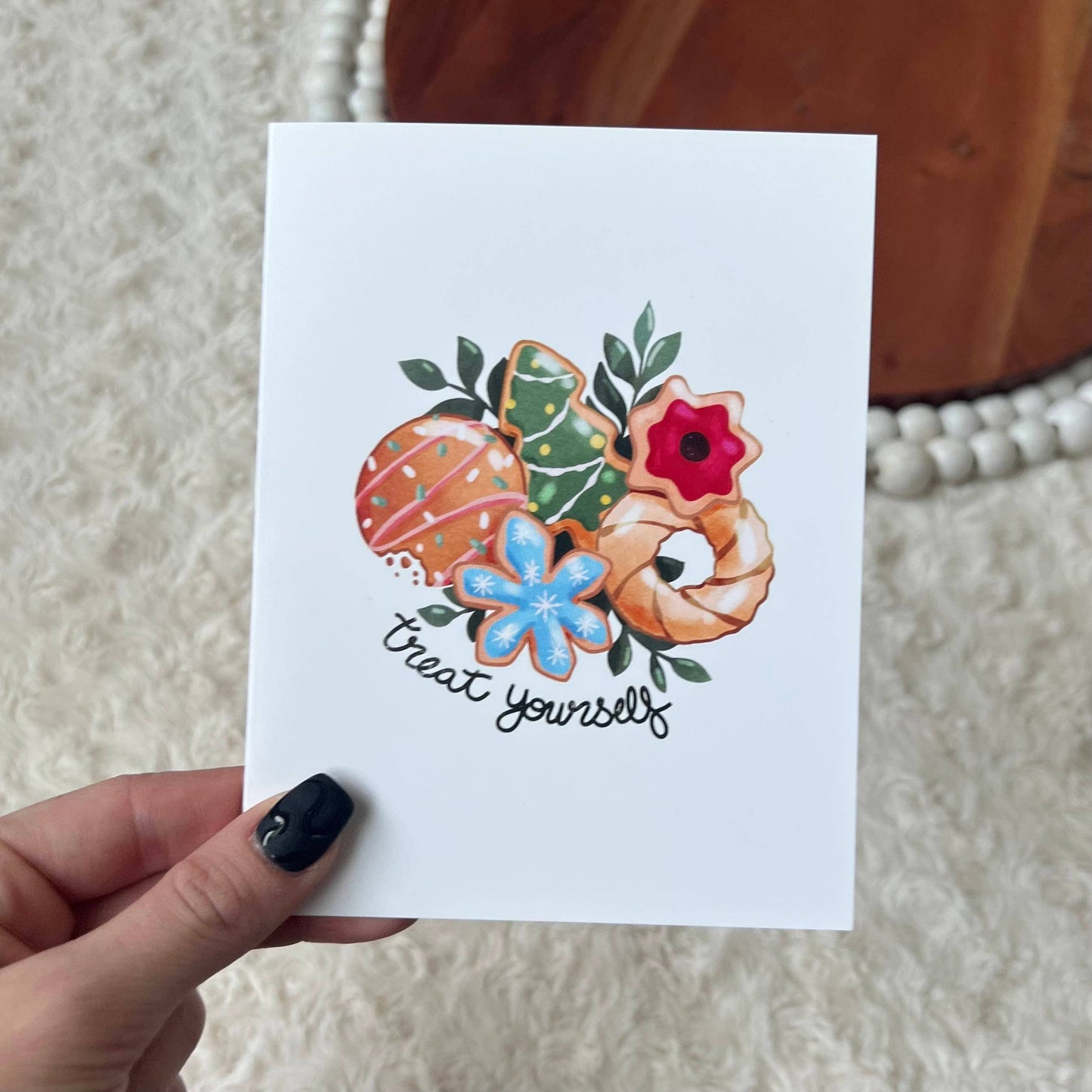 Treat Yourself Holiday Card