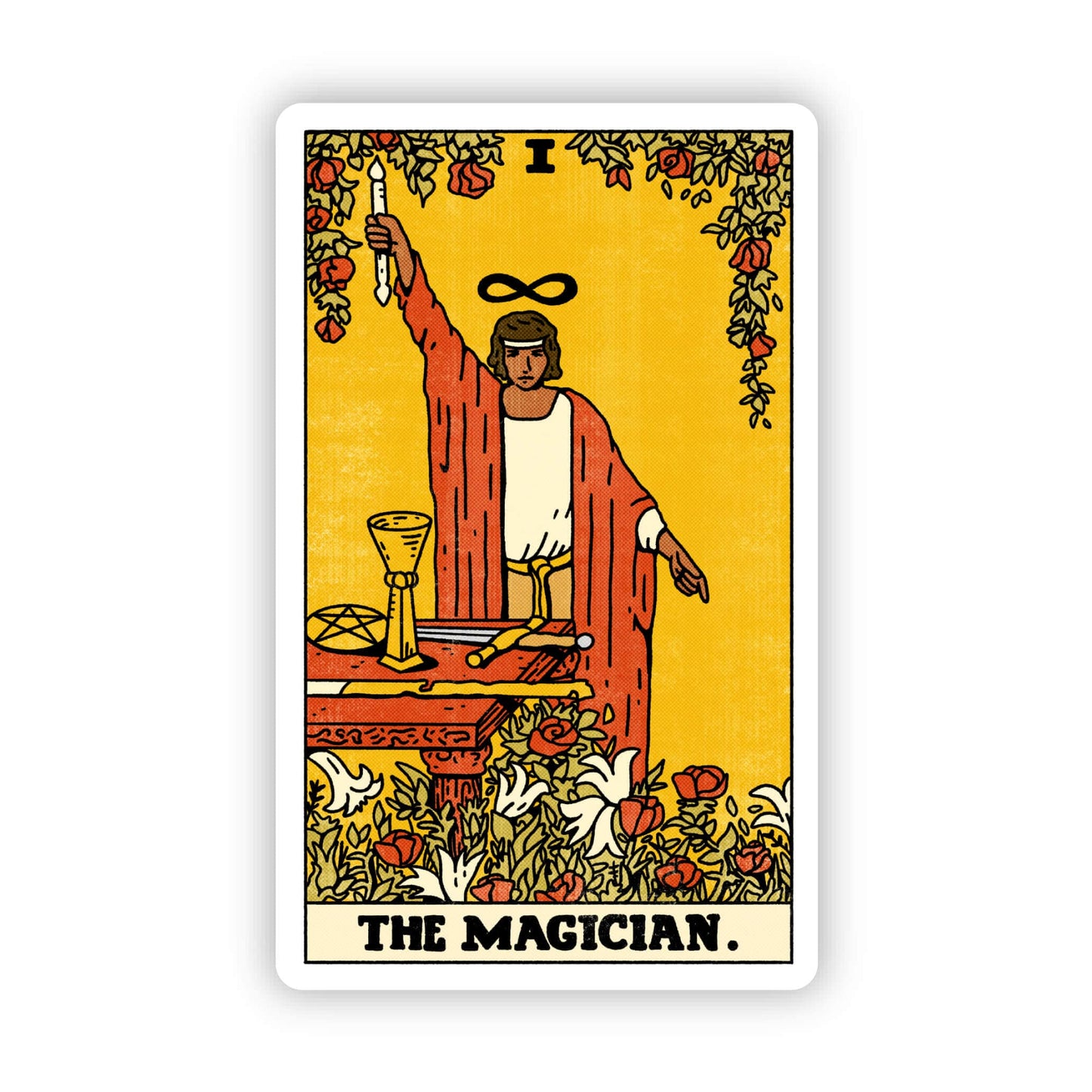 The Magician Tarot Card Sticker