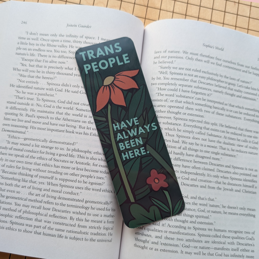 Trans Pride Laminated Bookmark