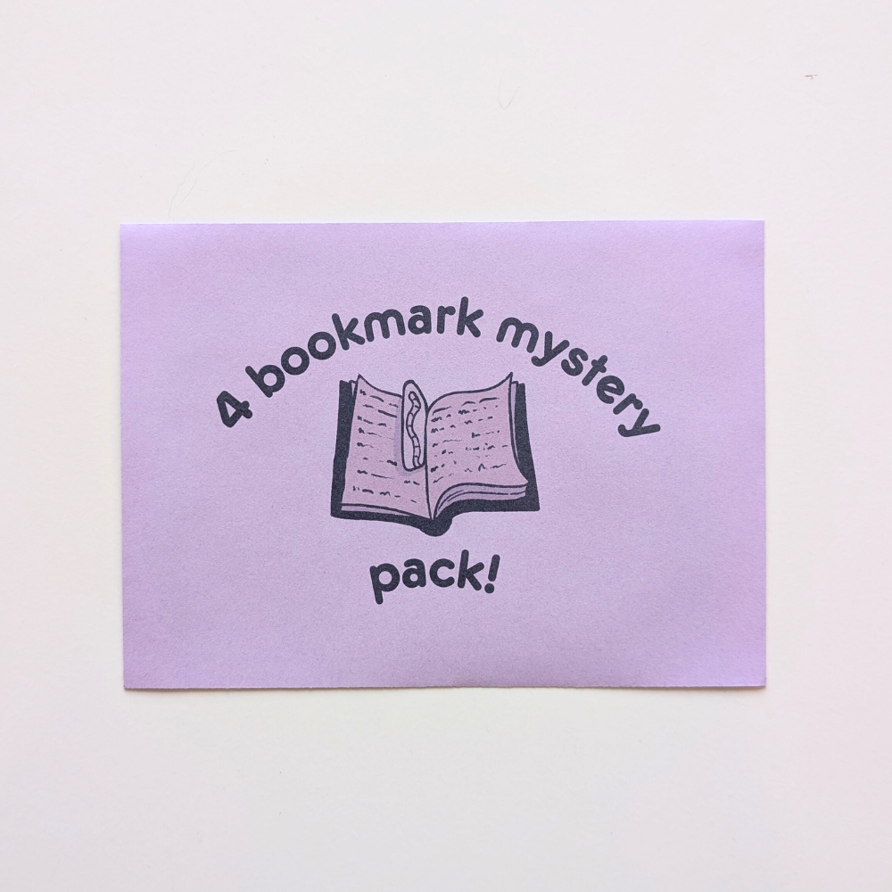 4 Bookmark Mystery Pack