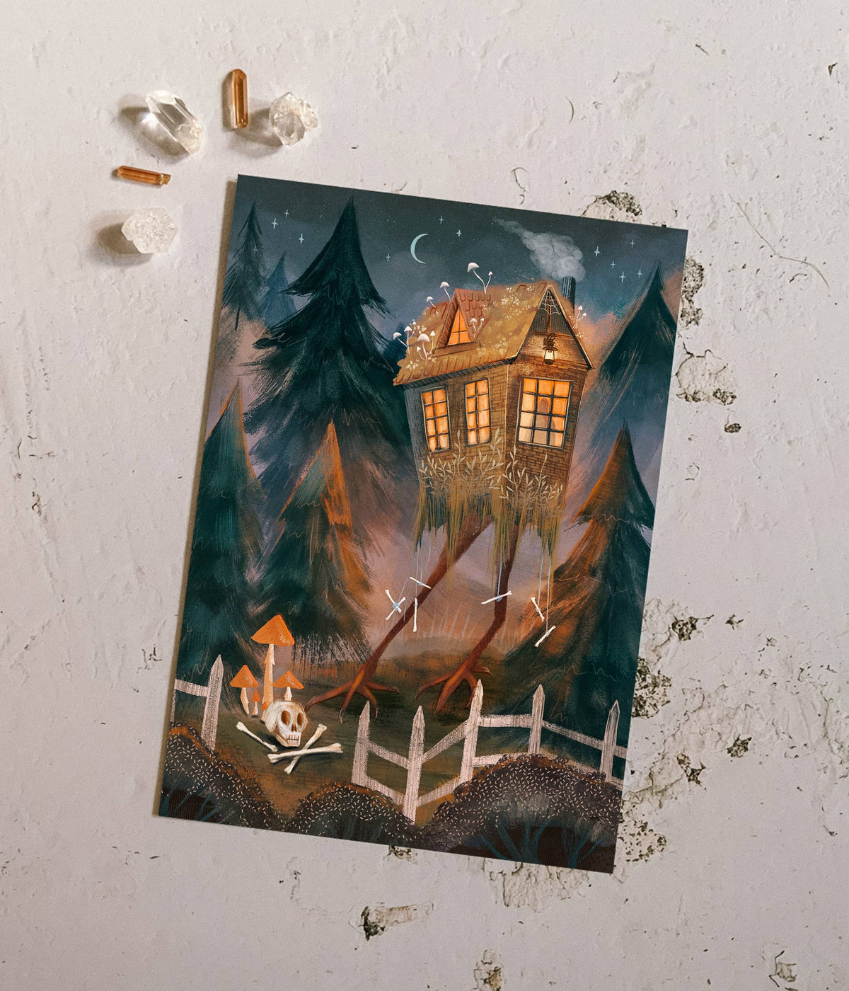 Baba Yaga's Cabin 8x10 Art Print