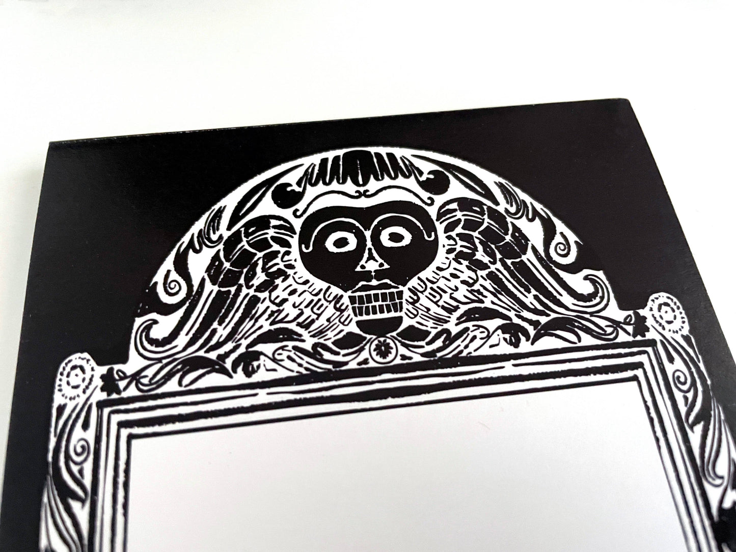 Gravestone List pad, Memento Mori Notepad, Goth Stationery