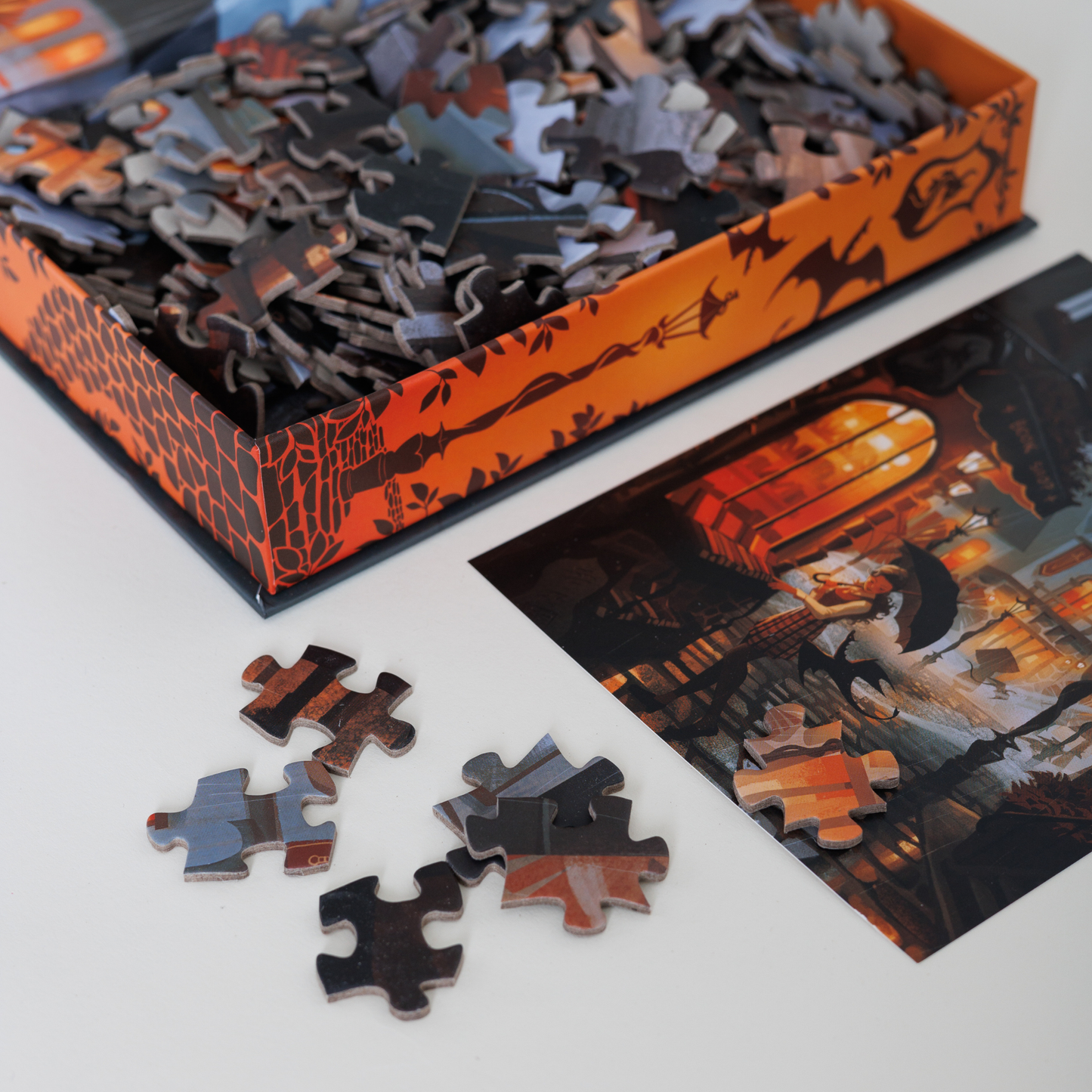 Browsing Book Dragons Keepsake Puzzle