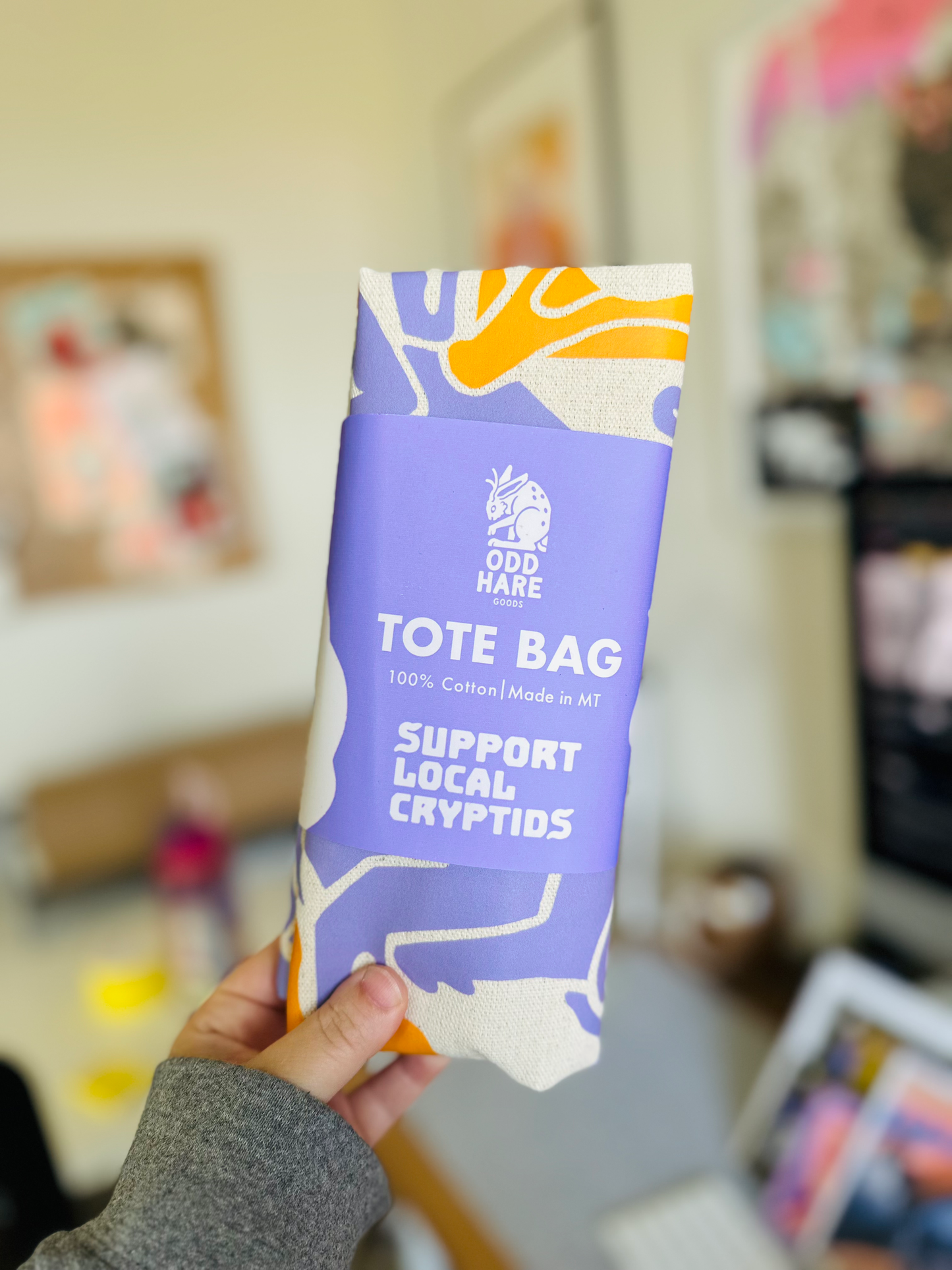 Tote Bag: Support Local Cryptid