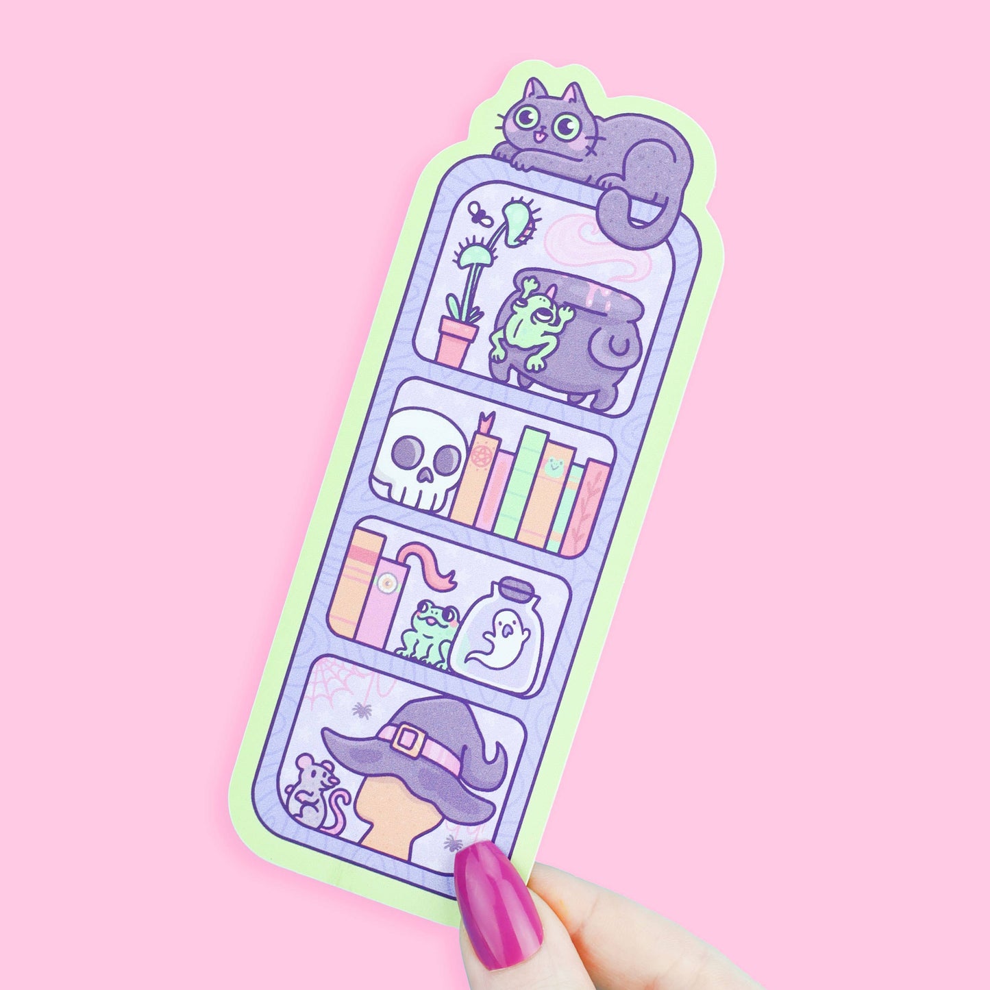Witchy Bookshelf Bookmark