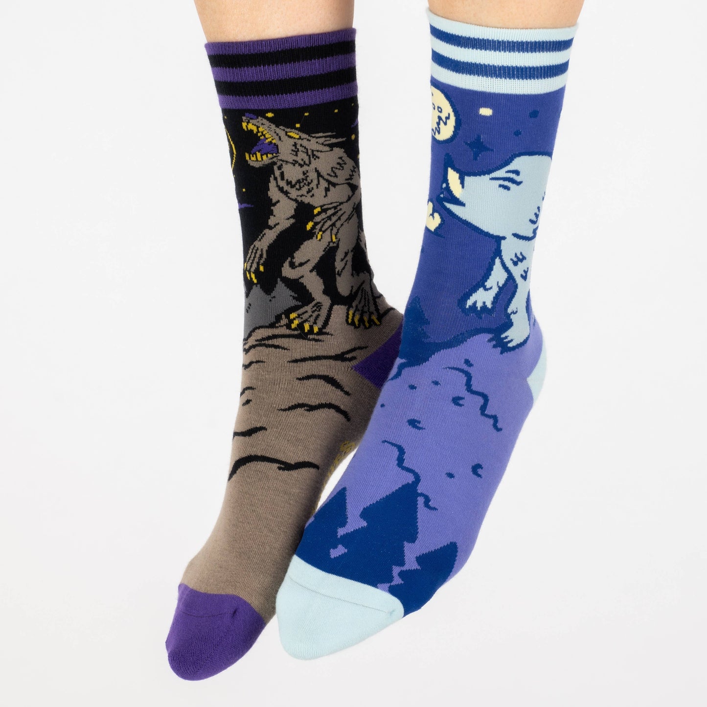 Evil AF Werewolf Socks