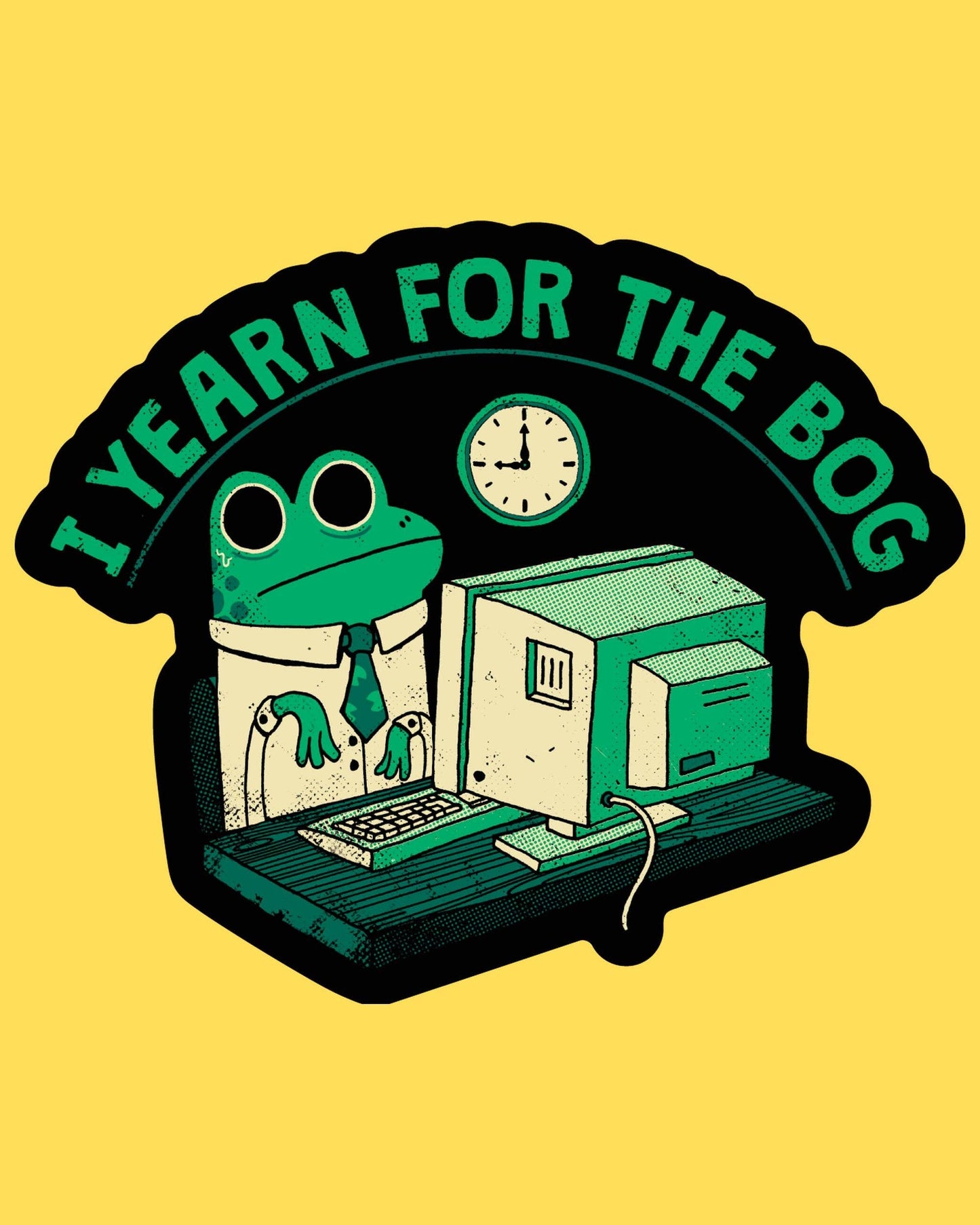 'Yearn For The Bog' Sticker