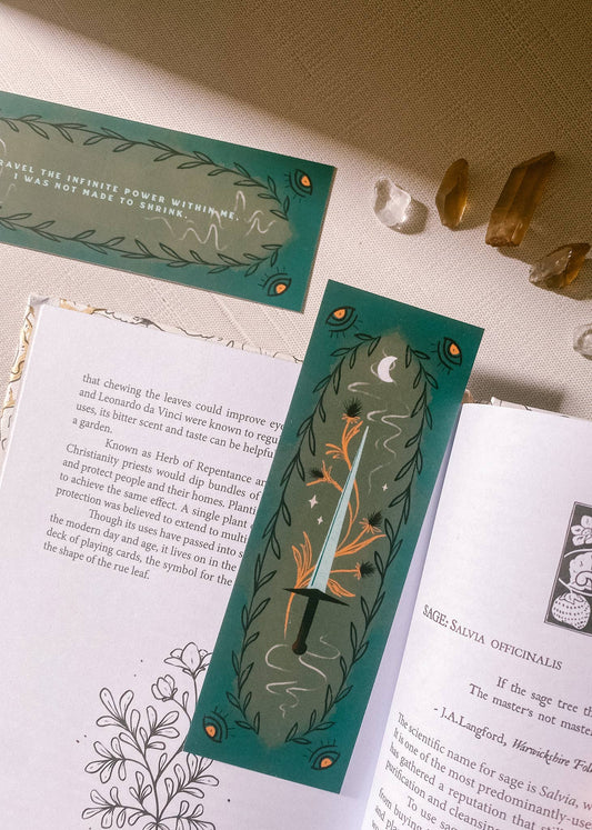 Strength - Affirmation Spell Bookmark