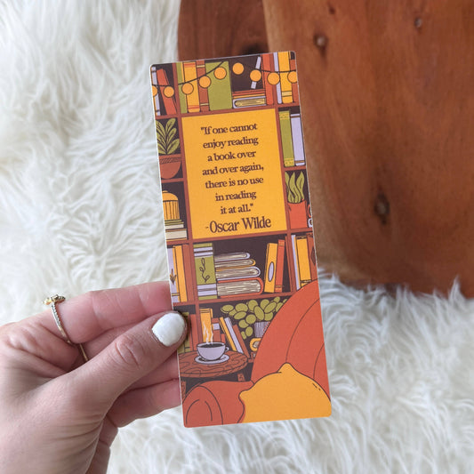 Oscar Wilde Quote Bookmark Sticker