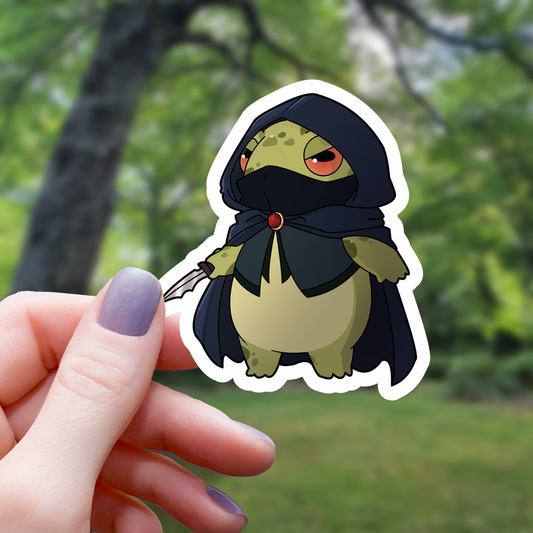Frog Rogue RPG Class Inspired Sticker - 3"