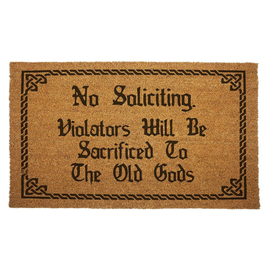 Violators Will Be Sacrificed Door Mat