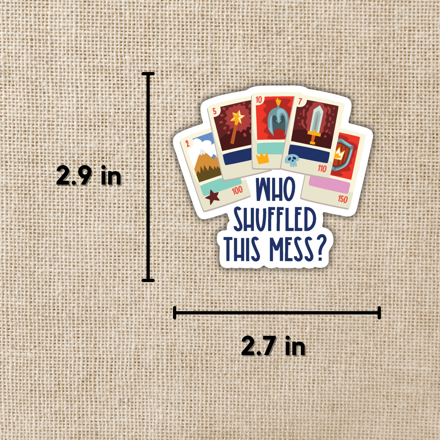 Who Shuffled This Mess? Sticker
