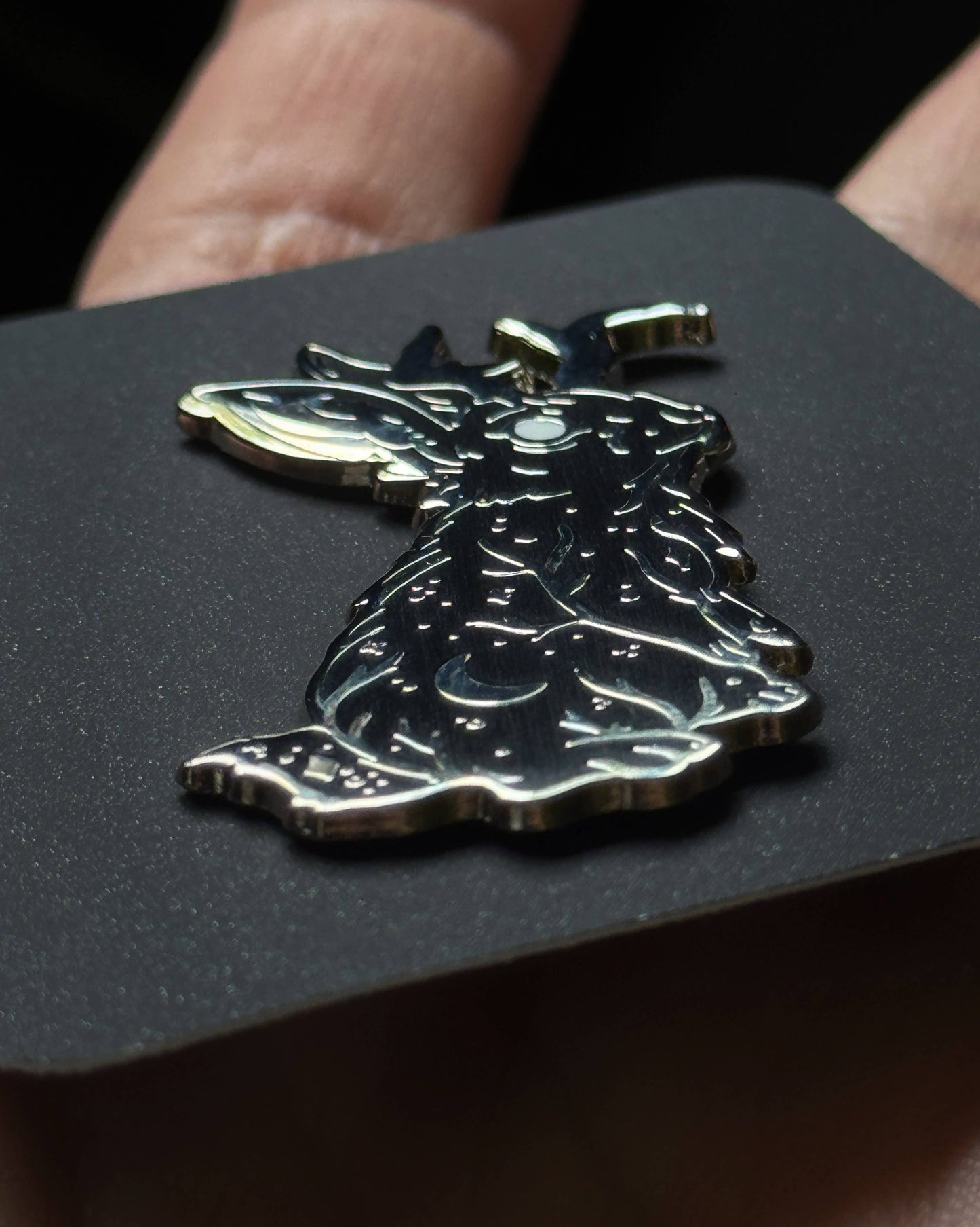 Heartleap Enamel Pin - Jackalope