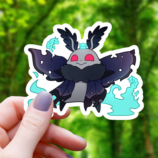 Mothman Necromancer Sticker- 3"