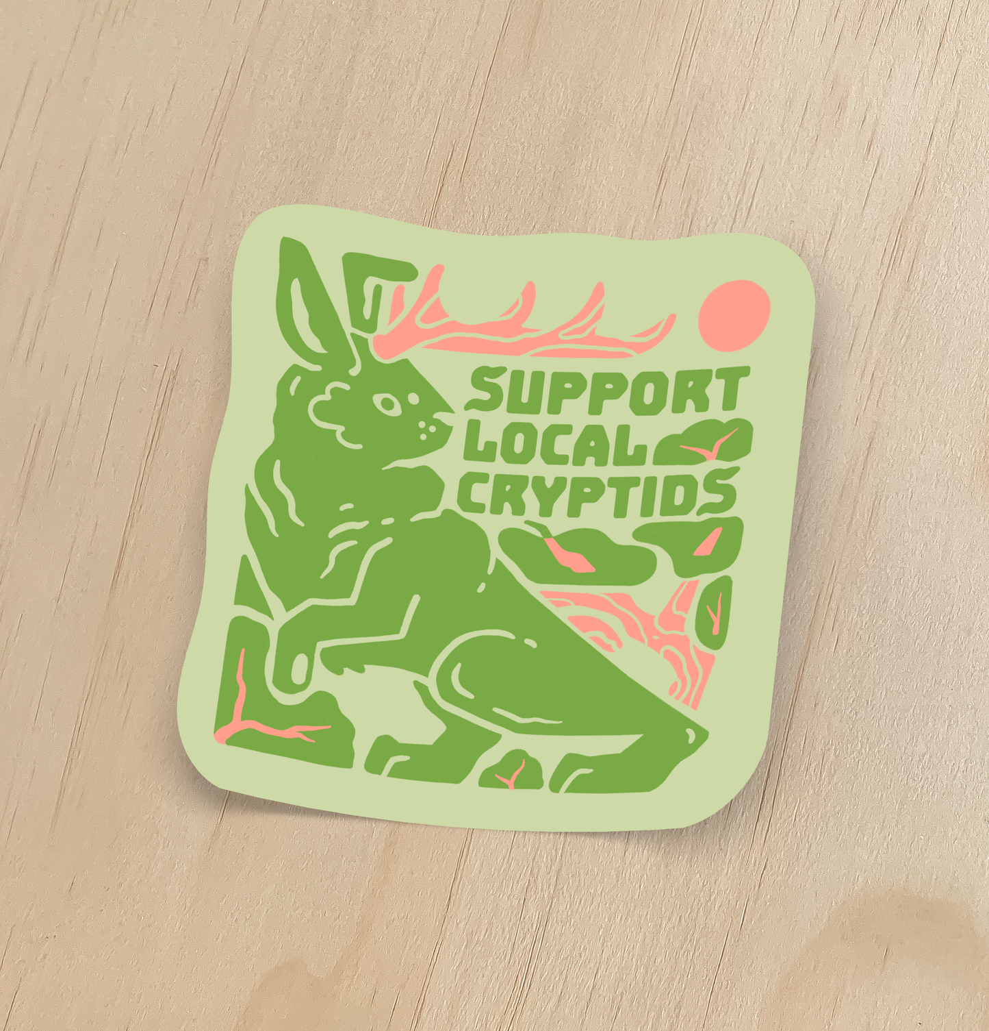 Support Local Cryptids - Sticker