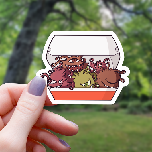 Monster Nugs Foodie Sticker - 3"