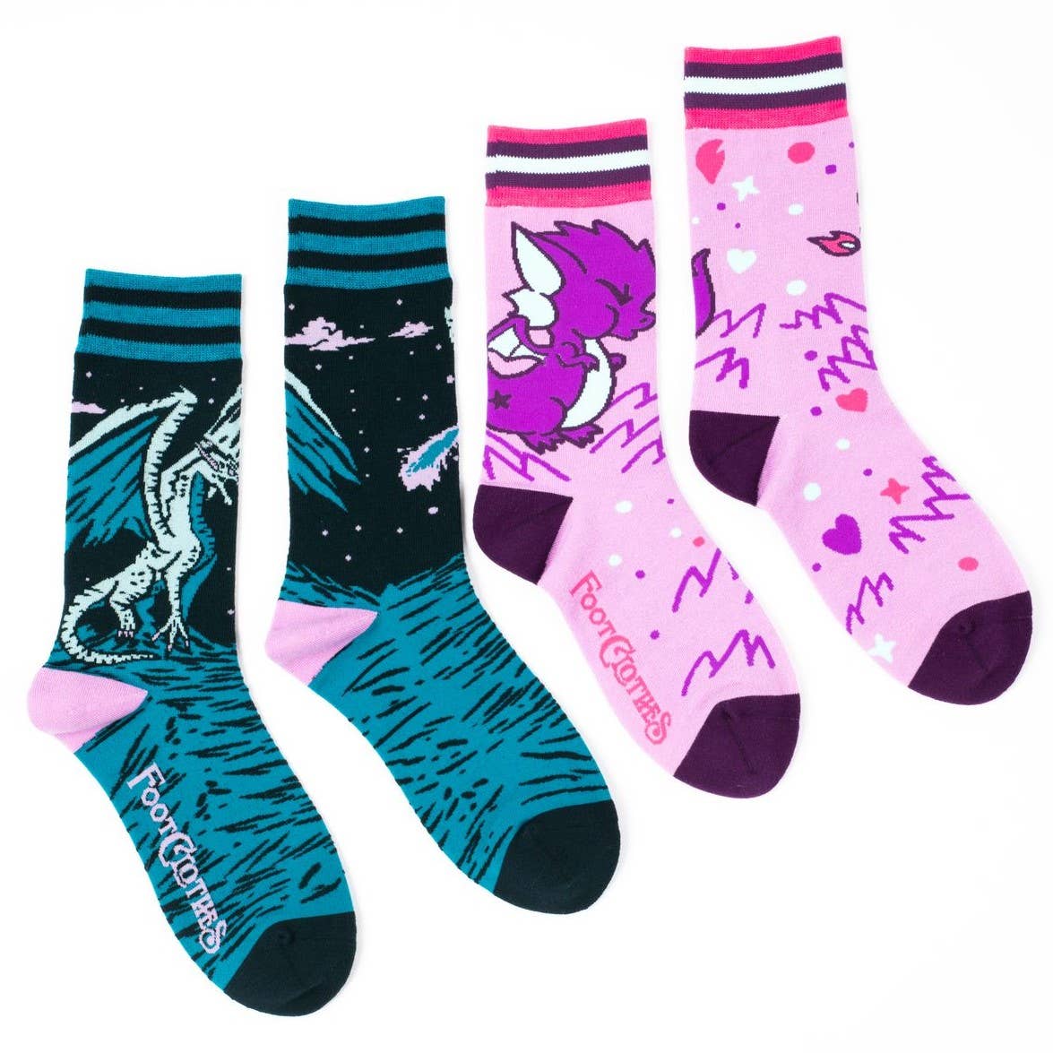 Evil AF Dragon Socks