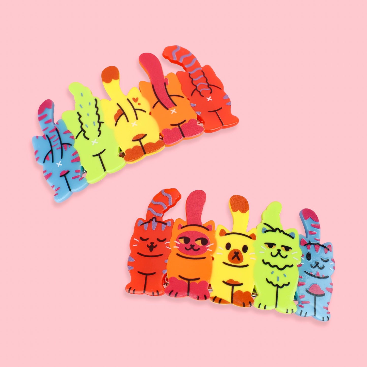 Cat Butts Hair Clip Set, Cute Hair Accessories, Cat Clips