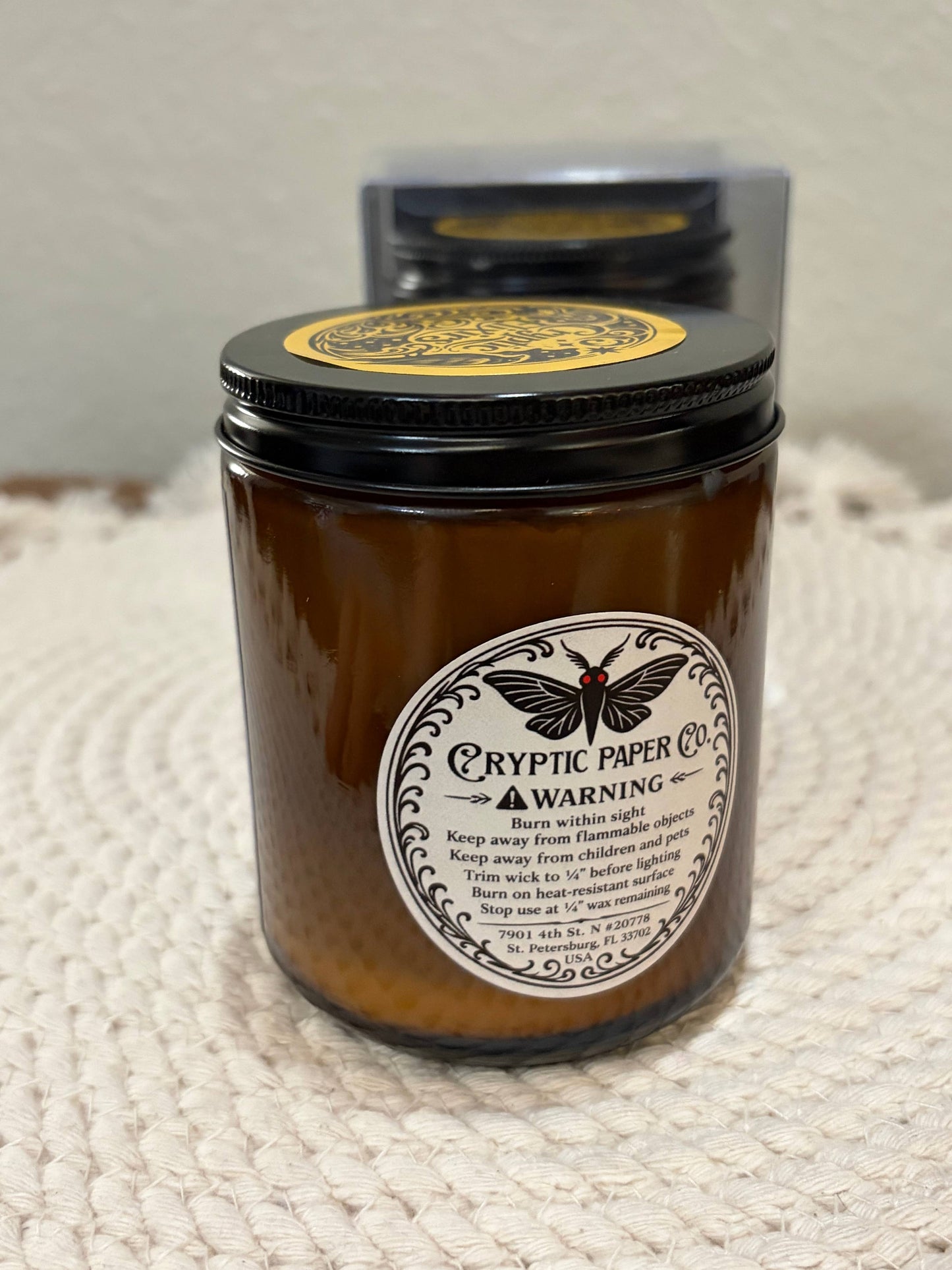 Fresno Nightcrawler Cryptid Banana Split Hand Poured Candle