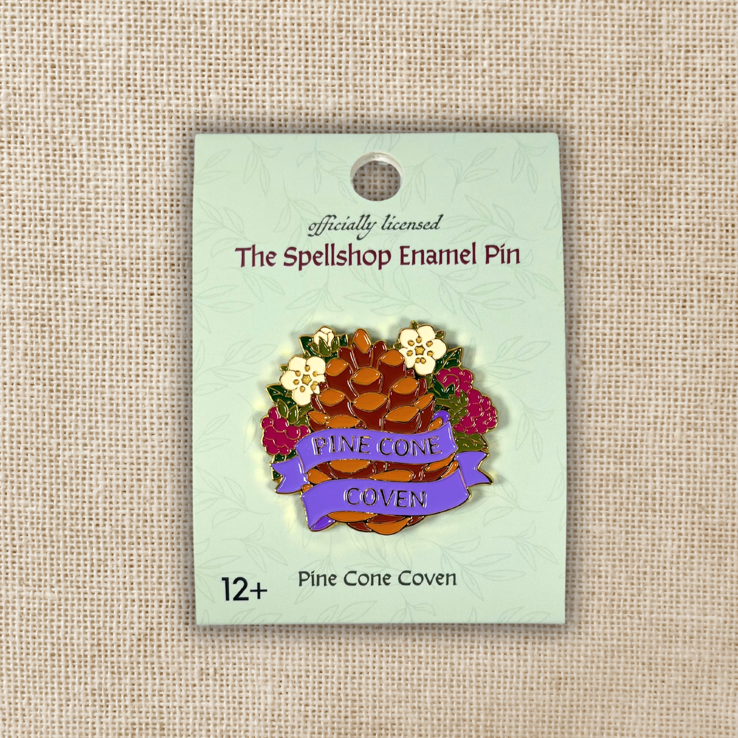 Pine Cone Coven Enamel Pin | The Spellshop
