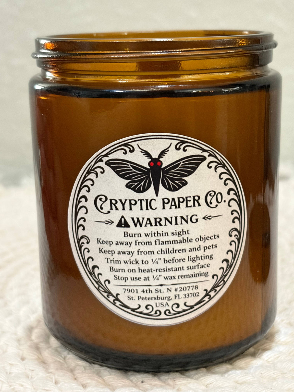 Camping with Sasquatch Bigfoot Themed Scented Candle