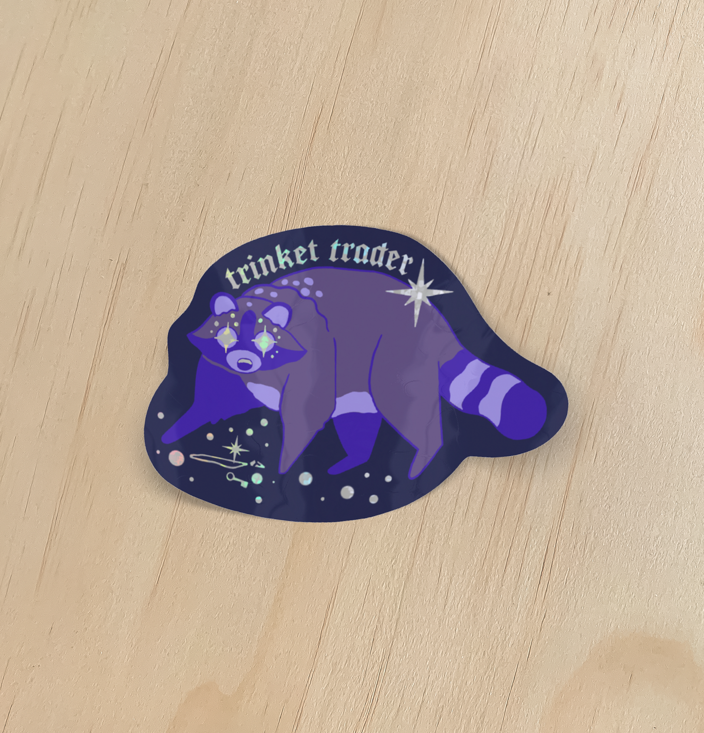 Trinket Trader Holographic - Sticker