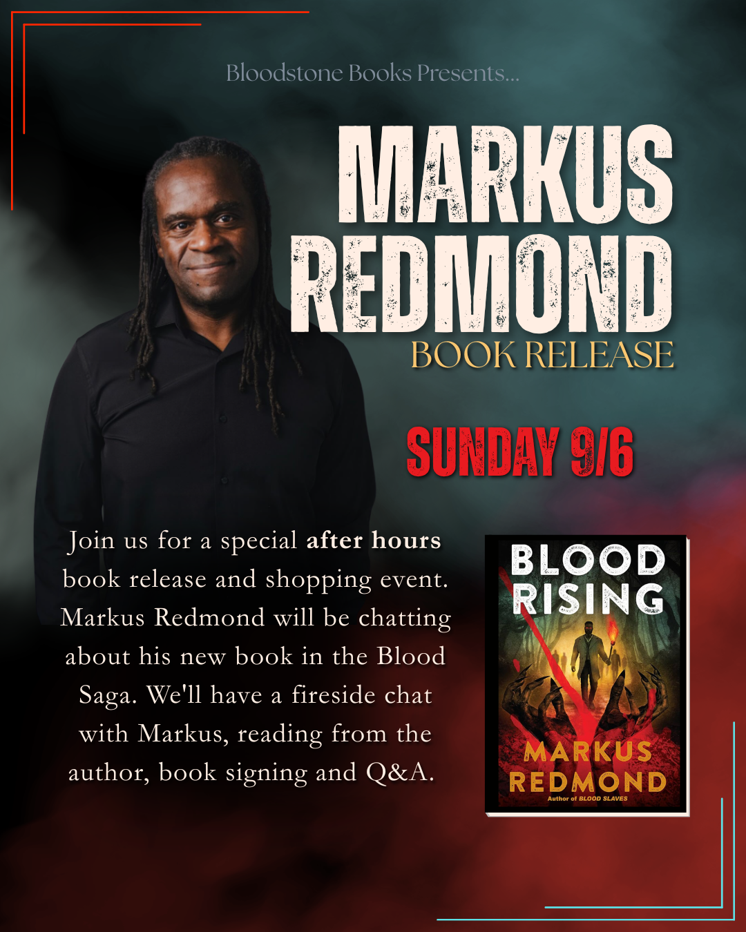 9/6 After Hours Blood Rising Book Release RSVP