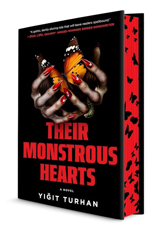 Their Monstrous Hearts: A gothic horror novel with a dual timeline and a suspenseful mystery cover image