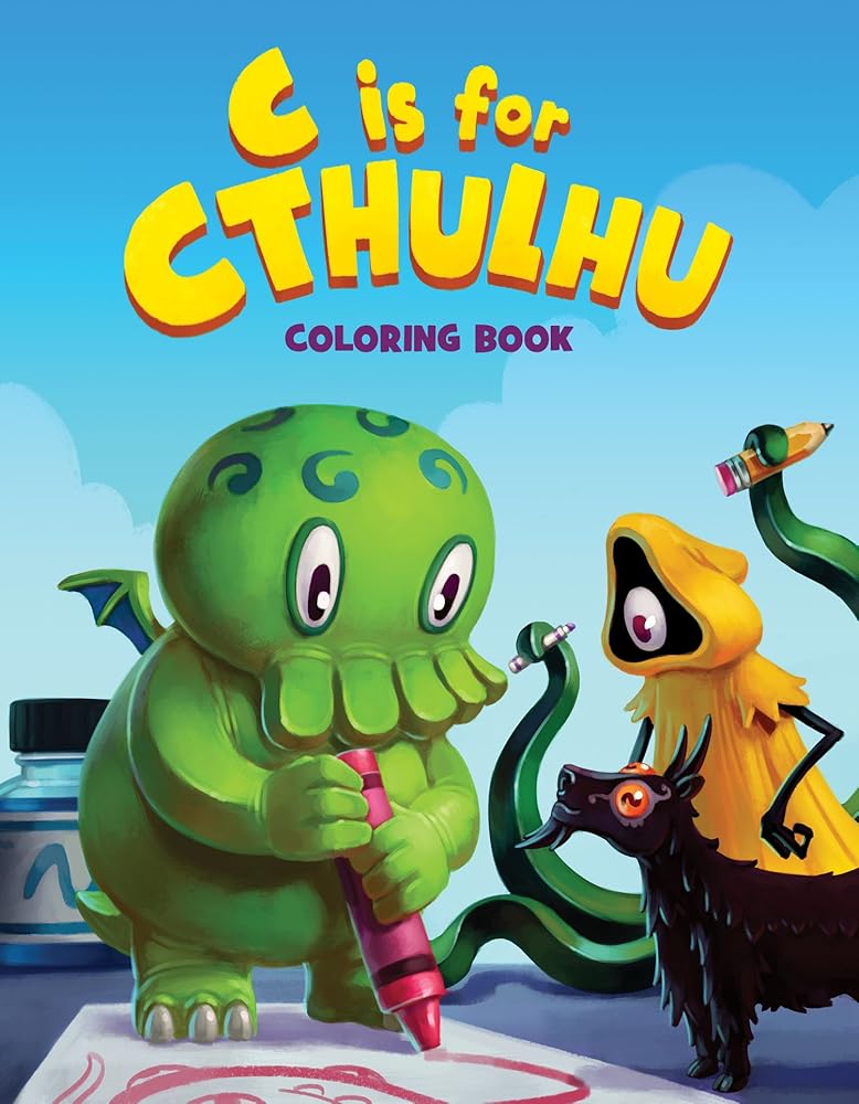 C is for Cthulhu Coloring Book cover image