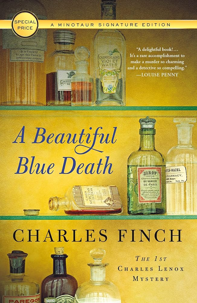 A Beautiful Blue Death: The First Charles Lenox Mystery cover image