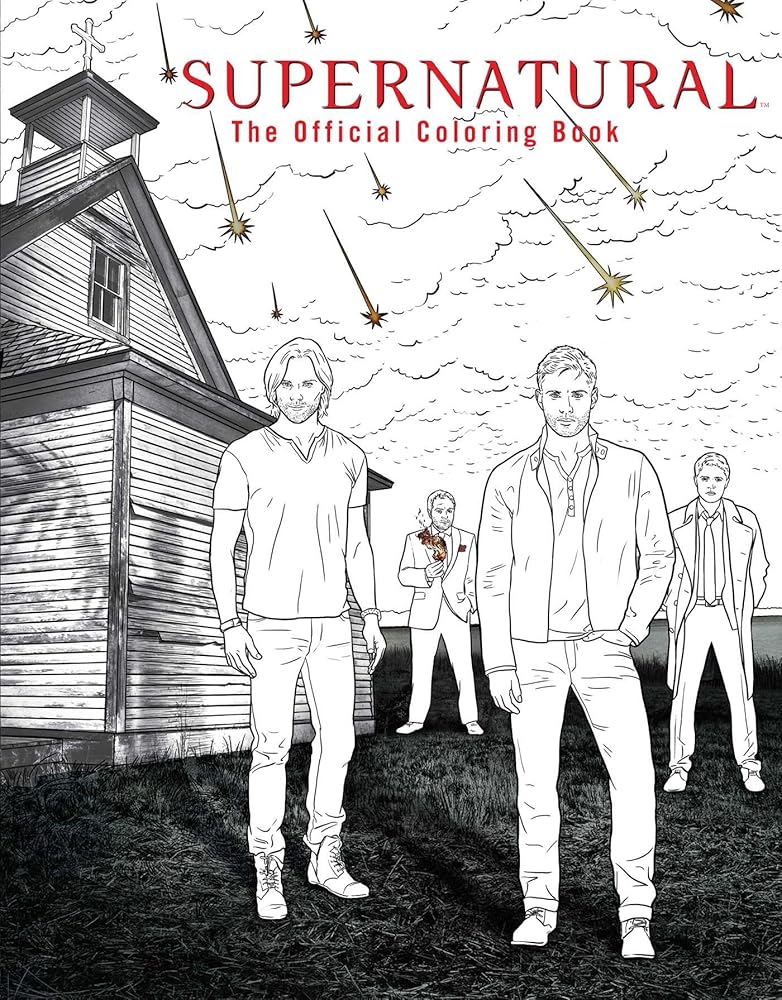 Supernatural: The Official Coloring Book cover image