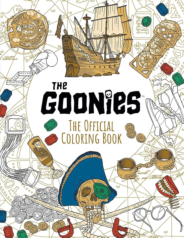 The Goonies: The Official Coloring Book cover image