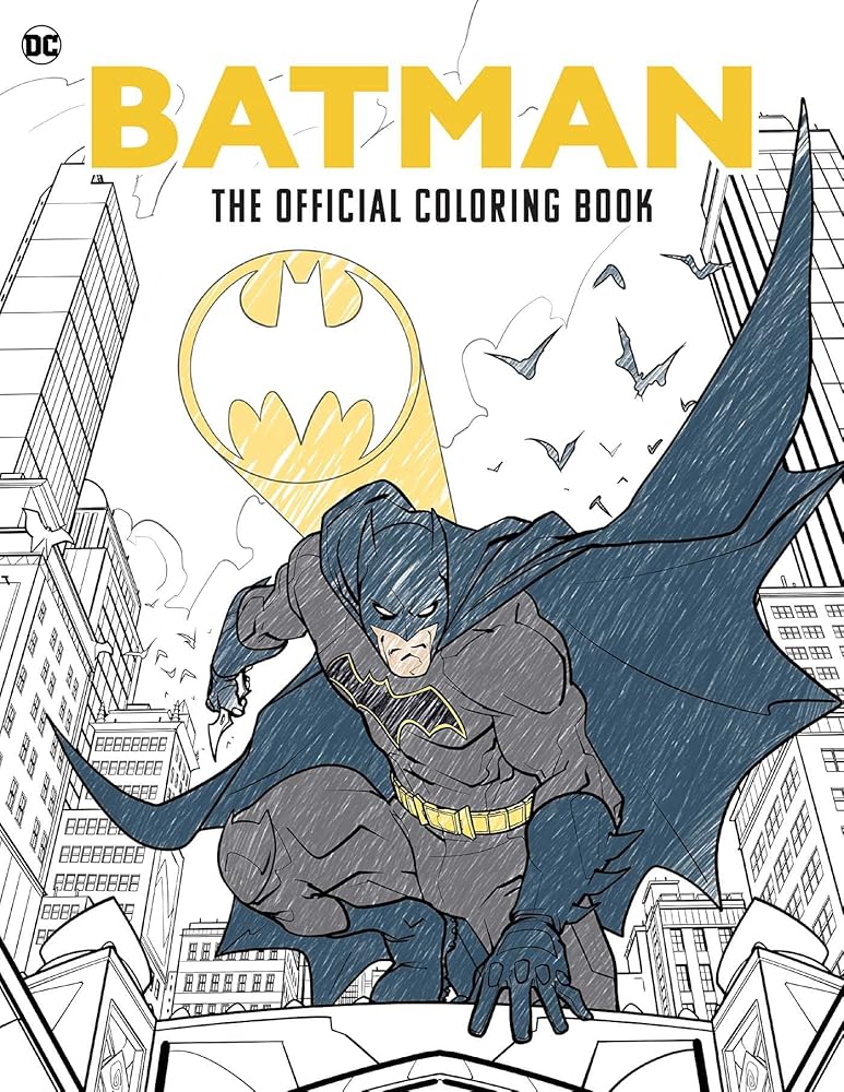 Batman: The Official Coloring Book cover image