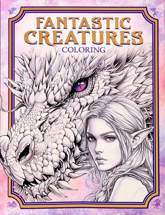 Fantastic Creatures Coloring cover image