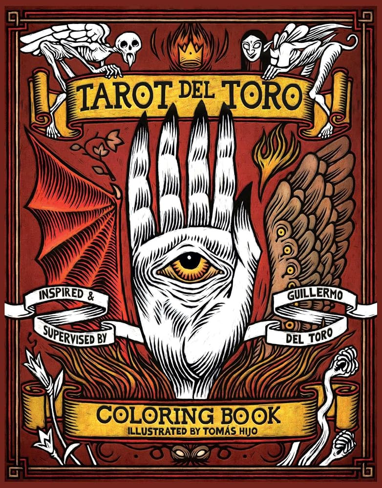 Tarot del Toro Coloring Book cover image