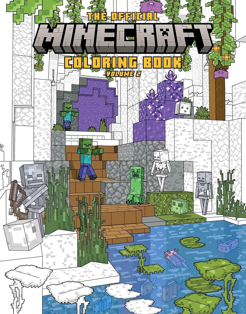 The Official Minecraft Coloring Book, Volume 2 cover image