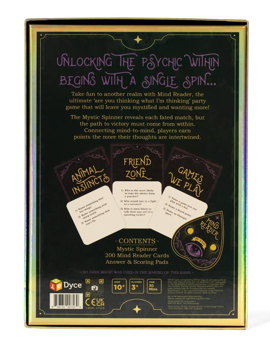 MIND READER: The Family-Friendly Psychic Party Game